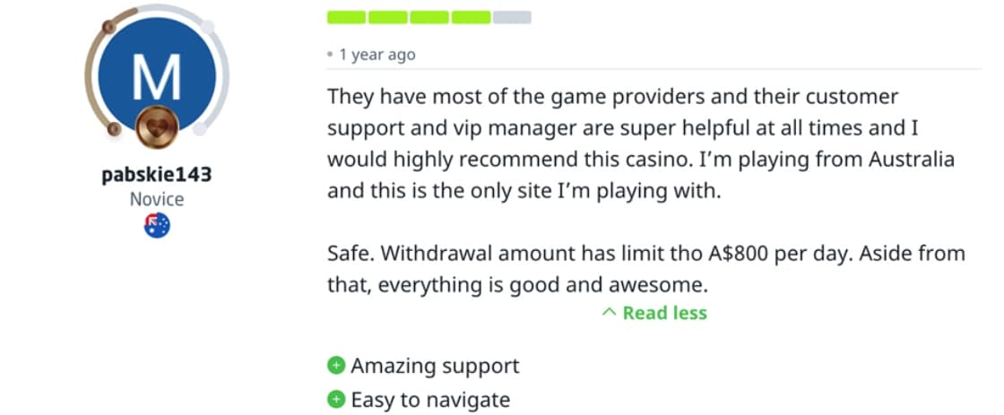 Winshark Slots Feedback